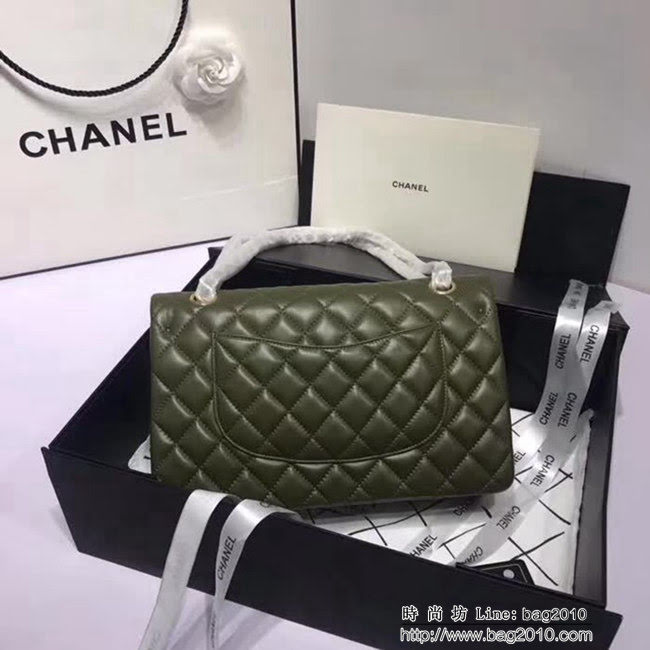 香奈兒CHANEL 升級版A1112進口小羊皮全新經典金銀鏈條肩背斜挎包 DSC1174